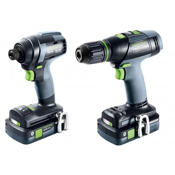 Aku Šroubovací a vrtací sada TID 18V HPC 2x4,0Ah I-Set T18 Festool 577244