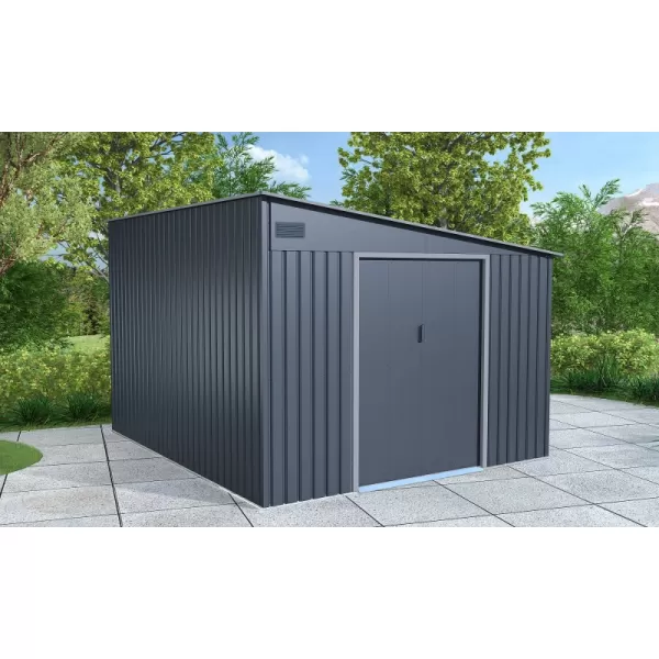 Plechový domek LANITPLAST WANDHAUS 911 ANTRACIT LG4026