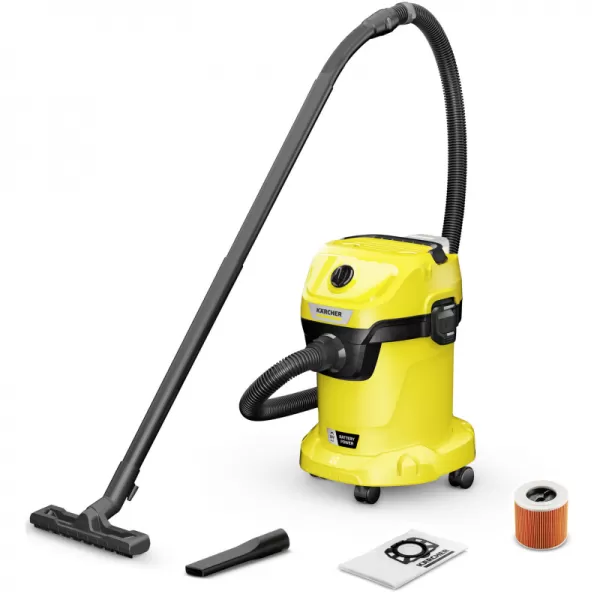 Aku vysavač na mokré a suché nečistoty 18V, bez aku WD 3-18 V-17/20 Battery Kärcher 1.628-550.0