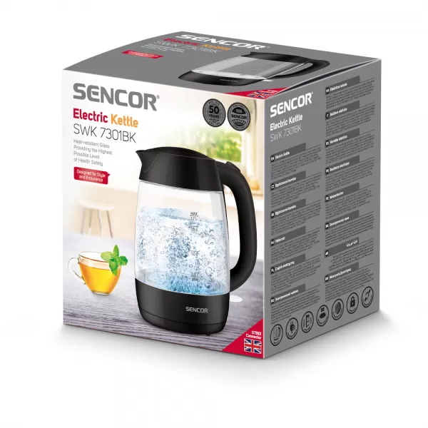 Rychlovarná konvice SENCOR SWK 7301BK