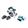 Aku kotoučová pila bezuhlíková 165 mm 18V 2x5,0 Ah + nabíječka + box XTline XT102845-2B5B
