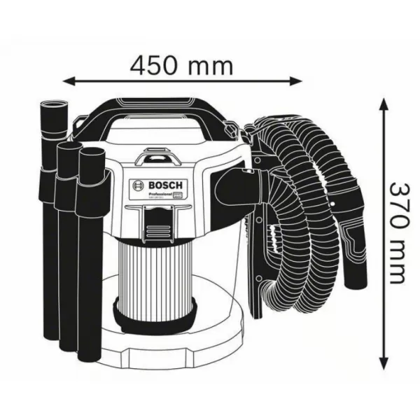 Aku vysavač Bosch GAS 18V-10 L Professional 0.601.9C6.302