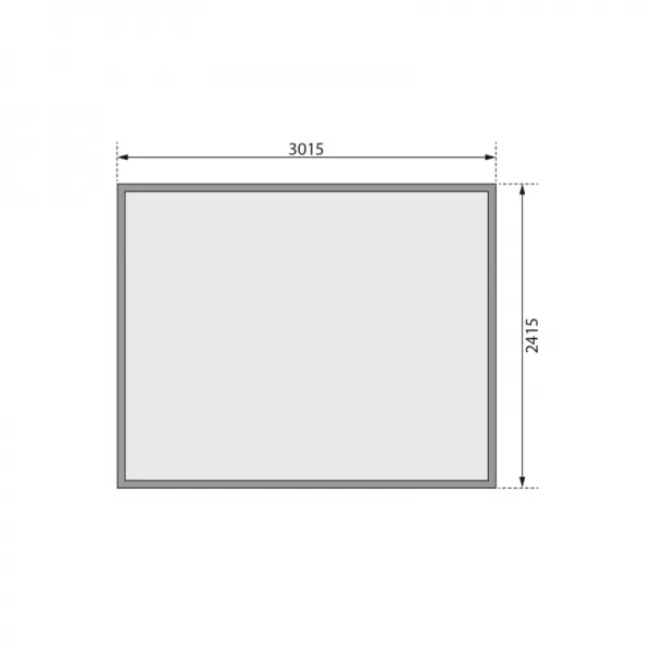 Dřevěný domek KARIBU AMBERG 4 (82973) natur LG1705
