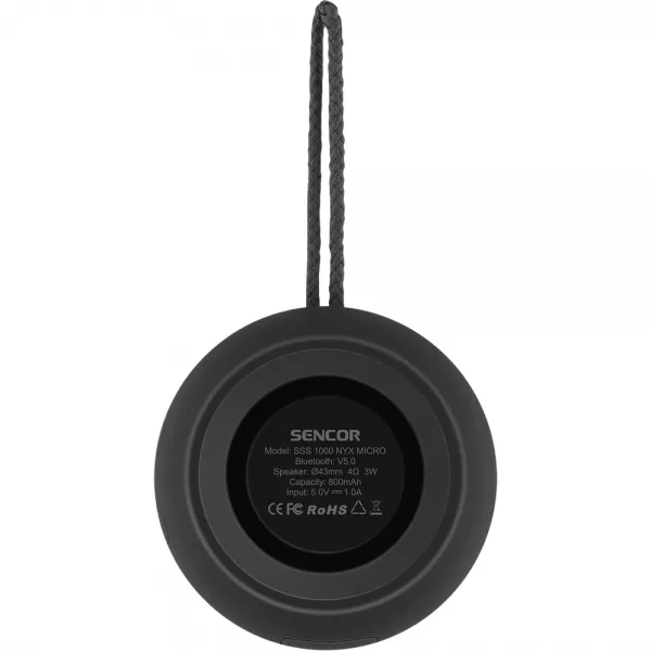 Bluetooth reproduktor SENCOR SSS 1000 NYX MICRO BLACK