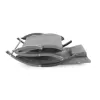 Lehátko VIOLA De Luxe (Black & Grey) 26VIOLA_BG