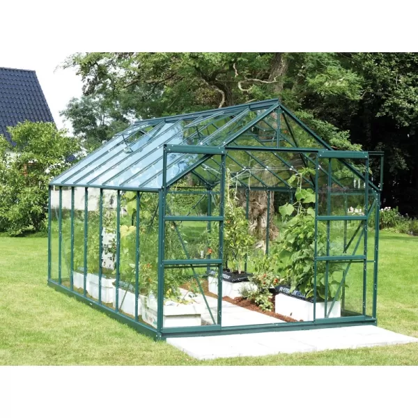 Skleník VITAVIA URANUS 11500 čiré sklo 3 mm zelený LG1039