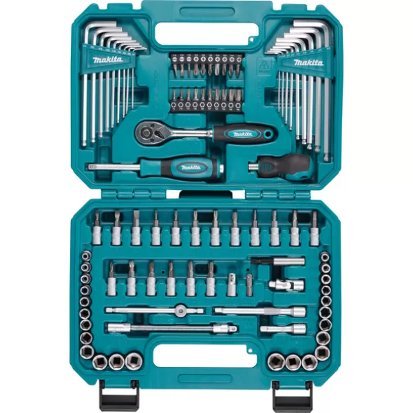 Sada bitů a ořechů 91 ks Makita E-15752