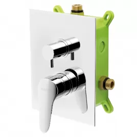 Podomítková baterie s boxem 2 vývody, IRIS New Novaservis BOX94451R,0