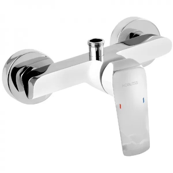 Sprchová baterie bez příslušenství 150 mm Tina bílá/chrom Novaservis 38062/1,1