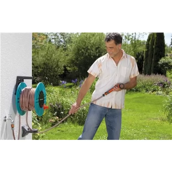 Nástěnný buben na hadici Gardena 60 Classic s vodící cívkou 2650-20