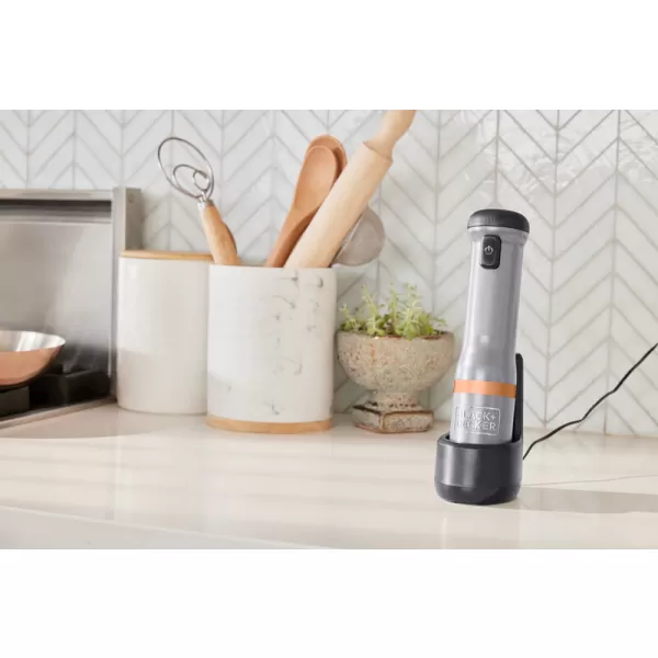 Aku tyčový mixér 7,2V 1x2,0Ah 6v1 - šedý Black&Decker BCKM1016KSG