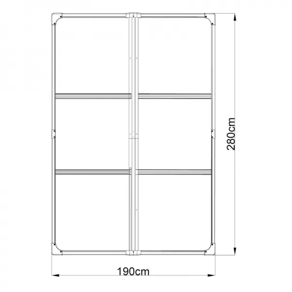 Plastový domek LANITPLAST LONGFORD 69 LG4019