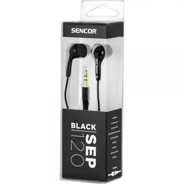 Sluchátka do uší SENCOR SEP 120 BLACK