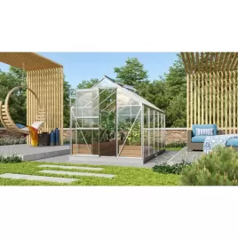 Skleník VITAVIA VENUS 6200 čiré sklo 3 mm stříbrný LG1028