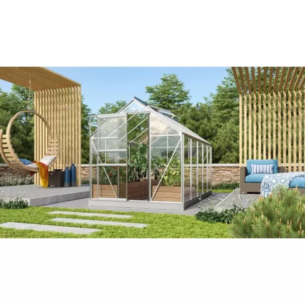 Skleník VITAVIA VENUS 6200 čiré sklo 3 mm stříbrný LG1028