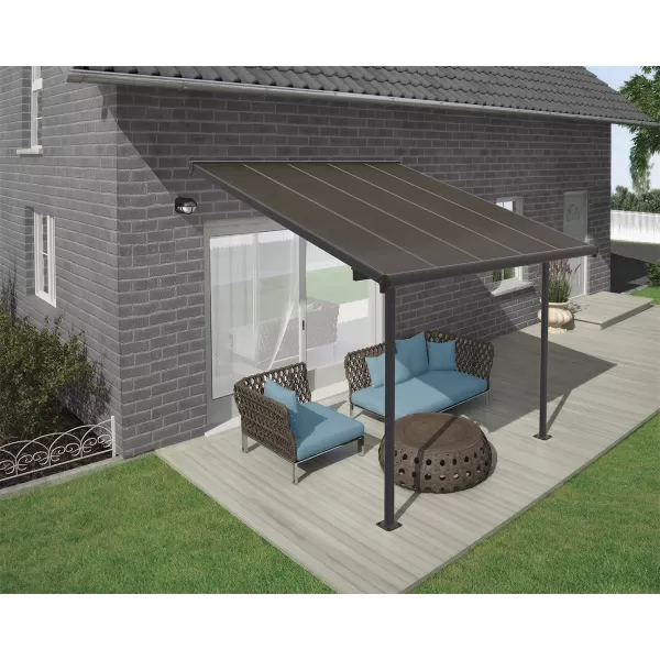 Hliníková (montovaná) pergola Palram Capri 3000 antracit 3 x 3
