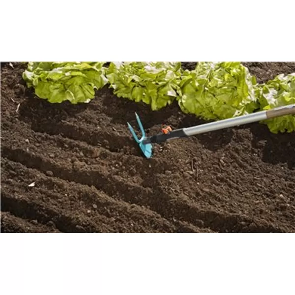 Zahradní motyčka Gardena list ve tvaru srdce 7 cm, 2 hroty Combisystem 3215-20