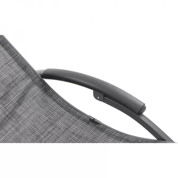 Lehátko VIOLA De Luxe (Black & Grey) 26VIOLA_BG