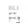 Aku úhlová bruska 18V/2x5,2Ah WB18 LT BL 11-125 Quick Metabo 613054650