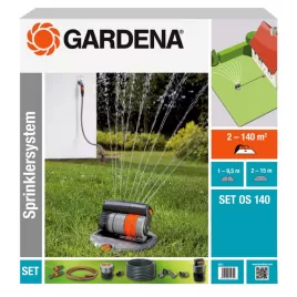 Kompletní sada se čtyřplošným výsuvným zadešťovačem Gardena OS 140 8221-20