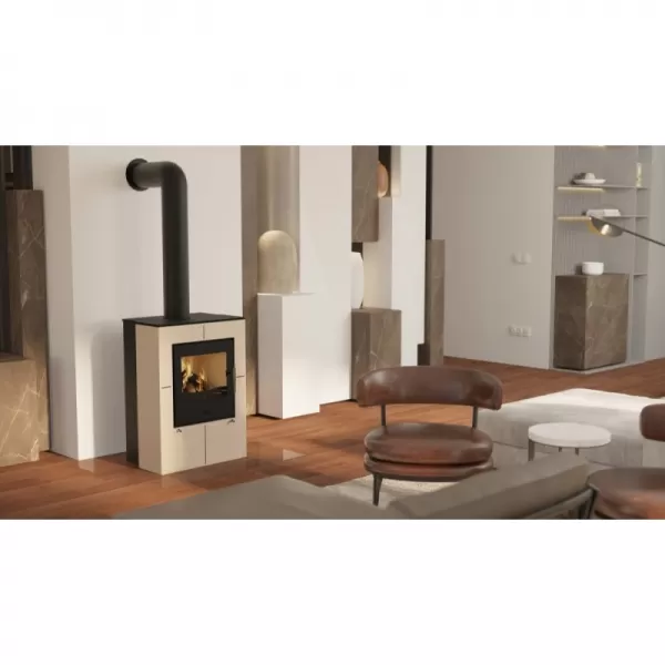 Krbová kamna FLAMINGO EVENES krémová Flamingo HSF02-043