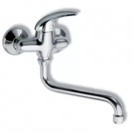 Dřezová umyvadlová baterie 100 mm Metalia 55 chrom Novaservis 55074/T,0