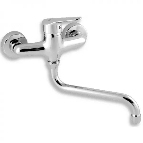 Dřezová umyvadlová baterie 150mm Titania IRIS New chrom Novaservis 94470/T,0