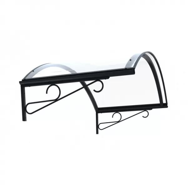 Stříška nad dveře LANITPLAST COTTA 140/80 ANTRACIT LG2794