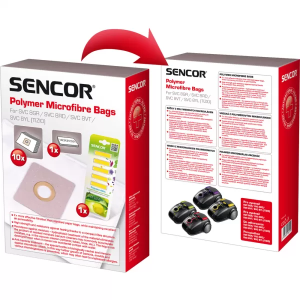 Sáčky (10ks) + vůně (5ks) SENCOR SVC 8