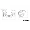 Dvoukotoučová bruska DS 150 Plus Metabo 604160000