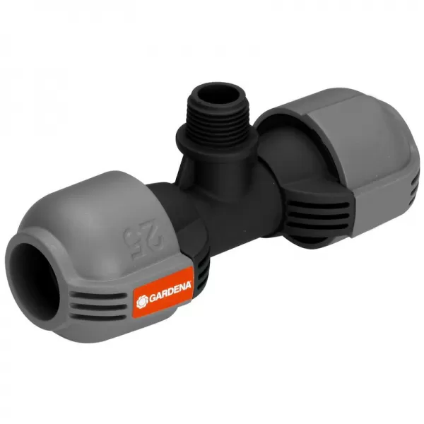 T-kus Gardena 25 mm x vnější závit 1/2" 2786-20