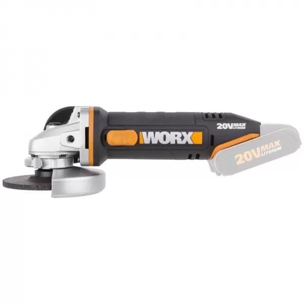 Aku úhlová bruska 115 mm M14 bez aku Worx Garden WX800.9