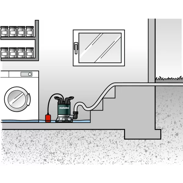 Ponorné čerpadlo na čistou vodu Metabo TP 12000 SI 0251200009