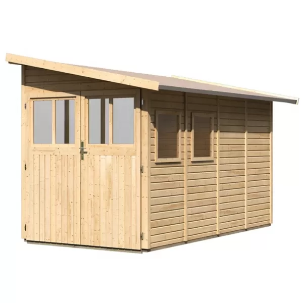 Dřevěný domek KARIBU WANDLITZ 4 (55257) natur LG2730