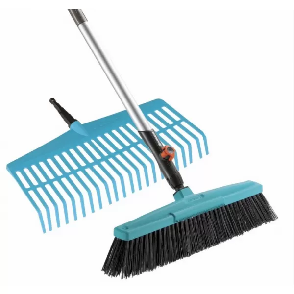 Kompletní nabídka smetáku s násadou a hrábě na list Gardena Combisystem 3081-30