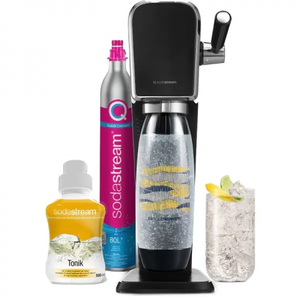 Výrobník perlivé vody Tonik Megapack Sodastream Art Black