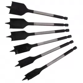 Sada plochých vrtáků do dřeva 6 dílů, 16-32 mm, plastový obal Xtline XT67006