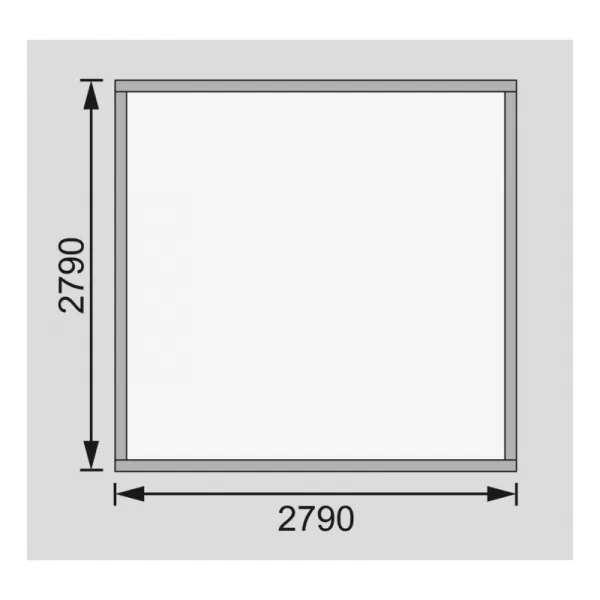 Dřevěný domek KARIBU BASTRUP 5 (73287) natur LG2841