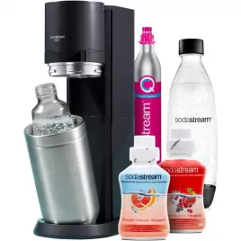 Výrobník perlivé vody DUO+Grep 500ml+Zahradní ovoce 500ml Sodastream DUO Black 98038030