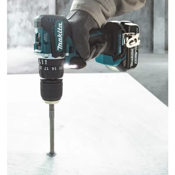 Aku bezuhlíkový příklepový šroubovák Li-ion LXT 18V/2x2,0Ah Makpac Makita DHP487RAJ