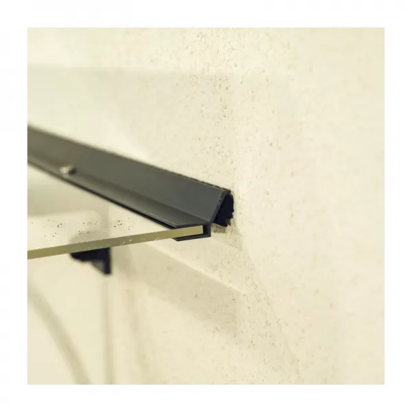 Stříška nad dveře LANITPLAST BLUEMOON 150/89 stříbrná LG2580