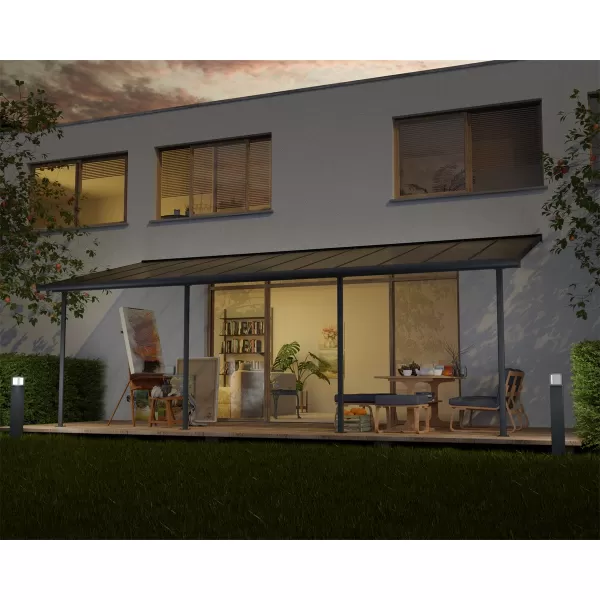 Hliníková (montovaná) pergola Palram Capri 3000 antracit 3 x 3