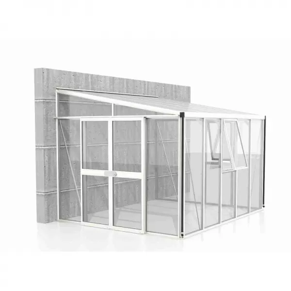 Skleník VITAVIA ATHENA 8600 sklo 3 mm + PC 10 mm bílý LG3835