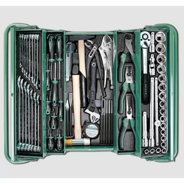 Montážní basa na nářadí kovová 68 dílů HONITON HA106