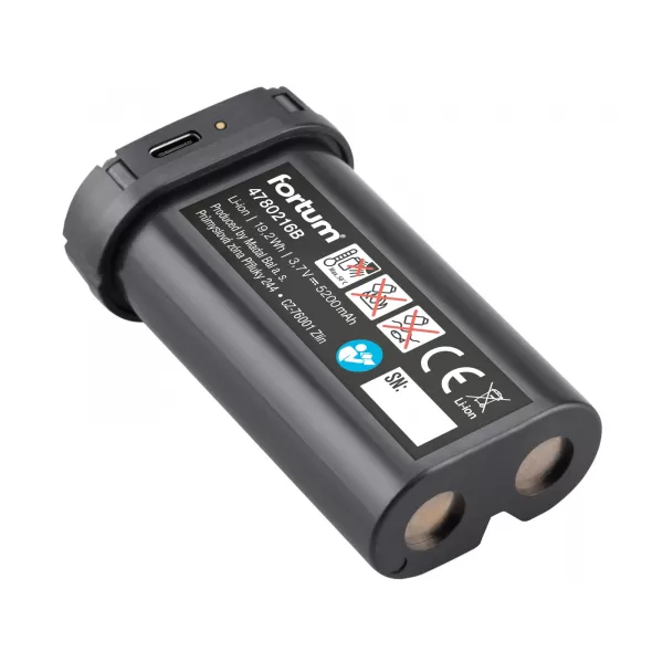 Laser zelený 2D liniový, křížový samonivelační FORTUM 4780214