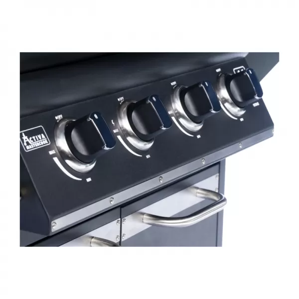Plynový gril Dakota III s bočním vařičem Activa 19784GD