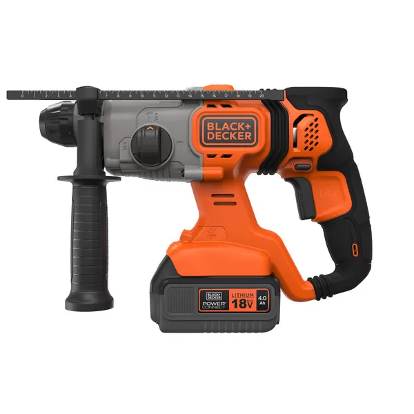 Aku kombinované kladivo 18V 1x4,0Ah v kufru Black&Decker BCD900M1K