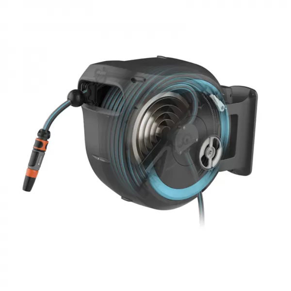 Nástěnný box na hadici Gardena RollUp M/L tyrkysový 18620-20