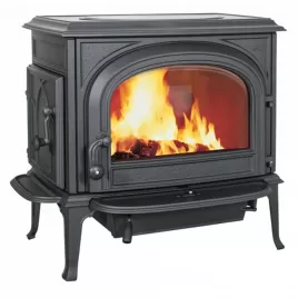 Krbová kamna smalt slonová kost, dvířka bez ozdobných příček Jotul F 500 ECO SE IVE