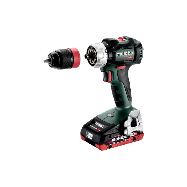 Bezuhlíková aku vrtačka 18V 2x4,0Ah Metabo BS 18 LT BL Q 602334800